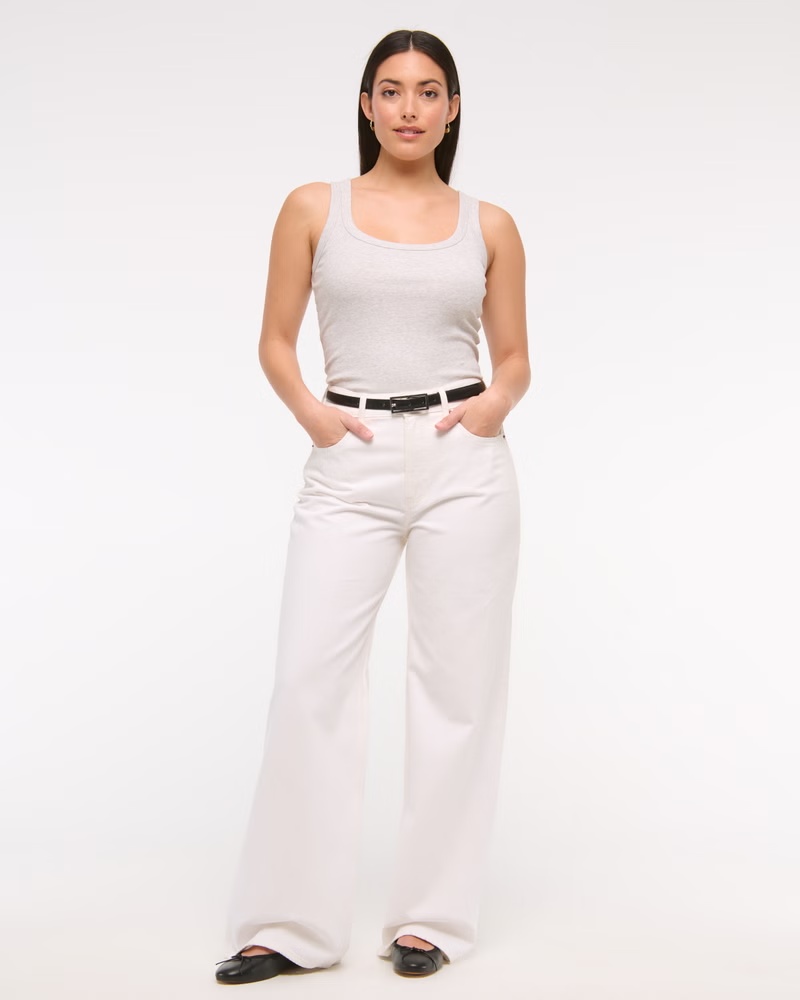 Curve Love High Rise Wide Leg Jean 36 Curve Love High Rise Wide Leg Jean