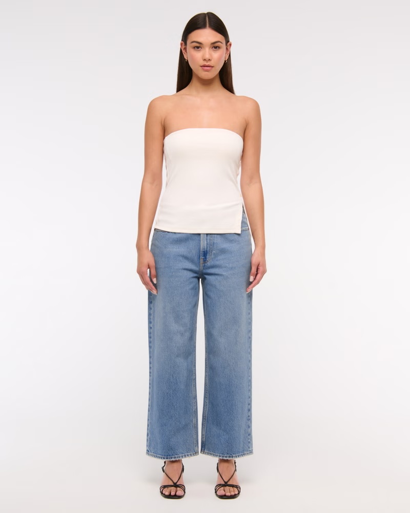Mid Rise Cropped Slouchy Jean 1 Mid Rise Cropped Slouchy Jean