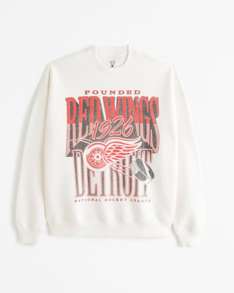 Detroit Red Wings Graphic Crew Sweatshirt 12 Detroit Red Wings Graphic Crew Sweatshirt
