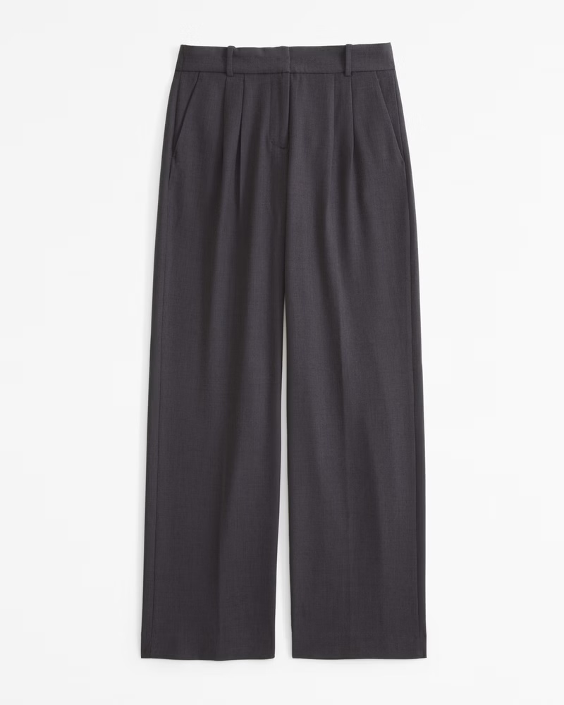 A&F Sloane Low Rise Tailored Wide Leg Pant Abercrombie & Fitch — free download