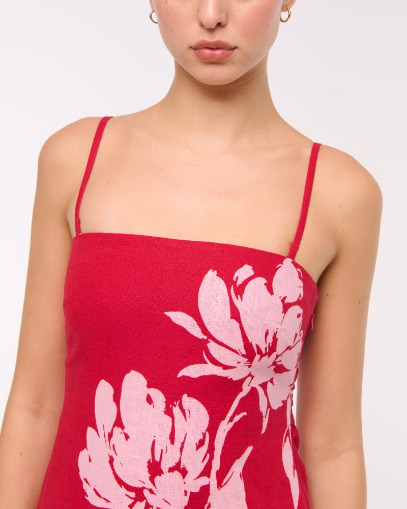 The A&F Scarlett Strapless Linen-Blend Skort 79 The A&F Scarlett Strapless Linen-Blend Skort