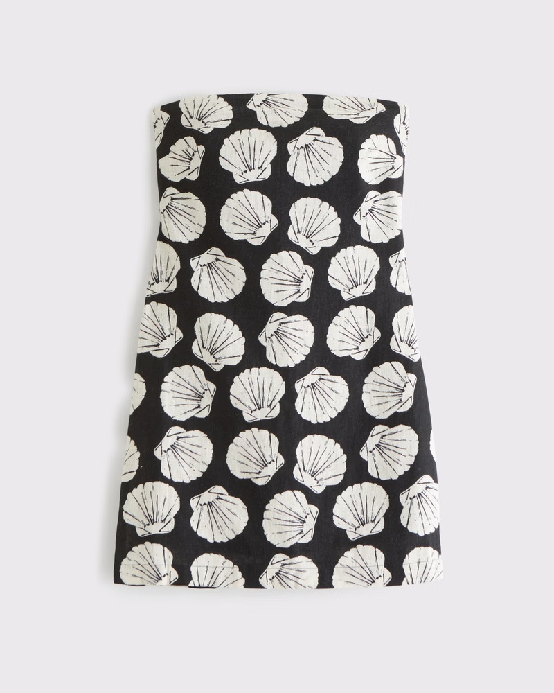 The A&F Scarlett Strapless Linen-Blend Skort 88 The A&F Scarlett Strapless Linen-Blend Skort